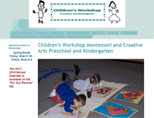 Tablet Screenshot of childrensworkshopwi.com